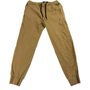 Hollister Pants Mens Small Tan Skinny Jogger Streetwear Casual Stretch Fit New X